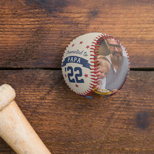 Balle De Baseball Promu à Papa Nouveau grand-père photo