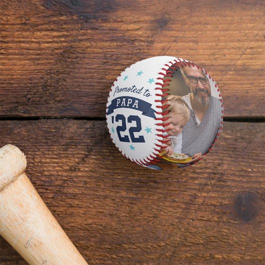 Balle De Baseball Promu à Papa | Nouveau grand-père photo