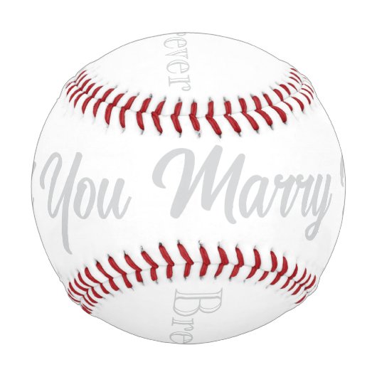Balle De Baseball Proposition de mariage Baseball HAMbyWG (Devant)