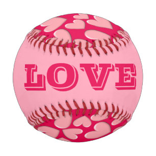 Balle De Baseball Puffy Hearts