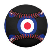Balle De Baseball Puissance Roundel Cible Mod Personnalisée (Devant)