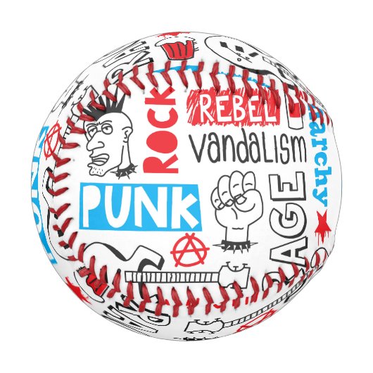 Balle De Baseball Punk Rock (Devant Gauche)