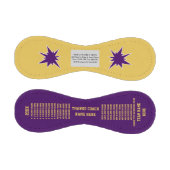 Balle De Baseball Purple and Gold, Les cadeaux d'appréciation des en (Panneaux)