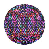 Balle De Baseball Rainbow Dragon Scales Baseball (Dos)