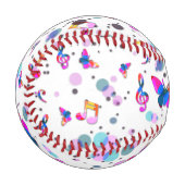 Balle De Baseball Rainbow Music Dancing (Devant Gauche)