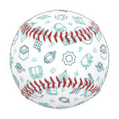 Balle De Baseball Ramadan Doodles Baseball (Dos)