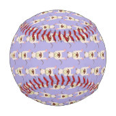 Balle De Baseball Rat de Siamese avec gâteau d'anniversaire (Dos)