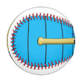 Balle De Baseball Rayure personnalisée (Devant Gauche)