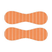 Balle De Baseball Rayures blanches simples sur fond orange (Panneaux)
