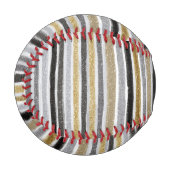 Balle De Baseball Rayures Bleu Blanc (Devant Gauche)