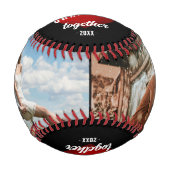 Balle De Baseball Red Heart Our First Christmas Together 2 Photo  (Devant)