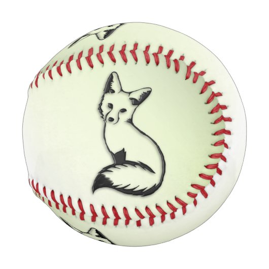 Balle De Baseball Renard vert (Dos Gauche)