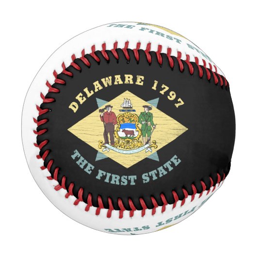 BALLE DE BASEBALL RETARD 1797 LE PREMIER DRAPEAU D'ÉTAT (Devant Gauche)