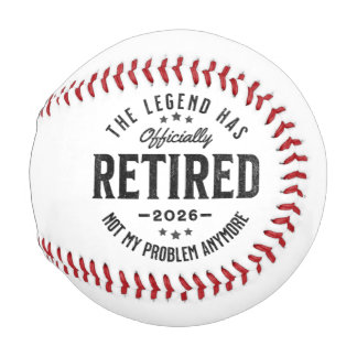 Balle De Baseball Retraité 2026 plus mon problème Vintage Rétro