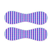 Balle De Baseball rétro électrique rayé bleu & violet (Panneaux)