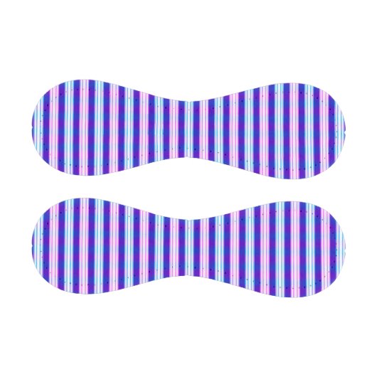 Balle De Baseball rétro électrique rayé bleu & violet (Panneaux)