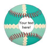 Balle De Baseball Rhombus lignes conception abstraite (Devant)