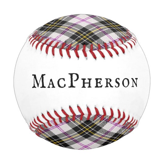 Balle De Baseball Robe MacPherson Tartan Plaid Clan écossais (Dos)