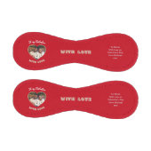 Balle De Baseball Romantic Red Valentine's Day Custom Photo & Text (Panneaux)