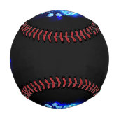 Balle De Baseball Rose bleu brûlant (Dos)