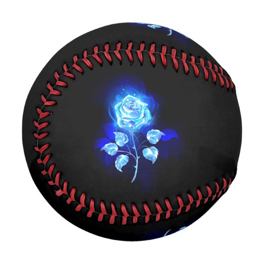 Balle De Baseball Rose bleu brûlant (Devant Gauche)