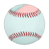 Balle De Baseball Rose Bleu Le Rendre Possible (Dos)