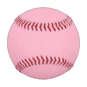 Balle De Baseball Rose Clair Personnalisé (Dos)