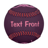 Balle De Baseball Rose de Seahorse (Devant)