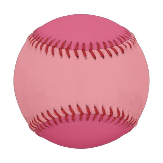 Balle De Baseball Rose Deux Tons (Devant)