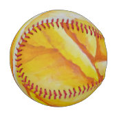 Balle De Baseball Rose jaune (Devant Gauche)