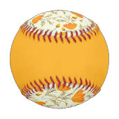 Balle De Baseball Rose jaune (Dos)