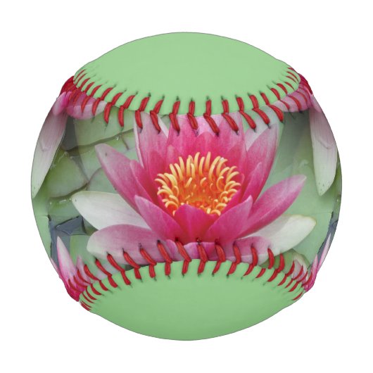 Balle De Baseball Rose Lotus Water Lily (Devant)