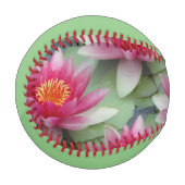 Balle De Baseball Rose Lotus Water Lily (Devant Gauche)