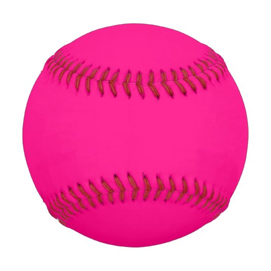 Balle De Baseball Rosé profond rose (Devant)
