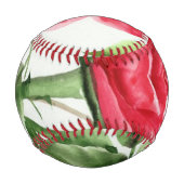 Balle De Baseball rose rouge (Devant)
