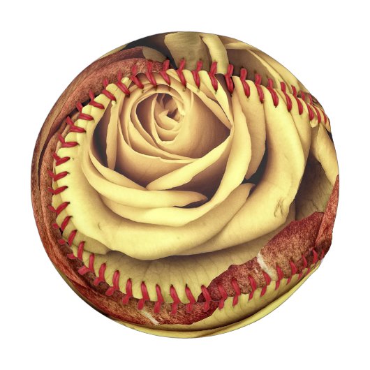 Balle De Baseball Rose sepiqué (Devant Gauche)