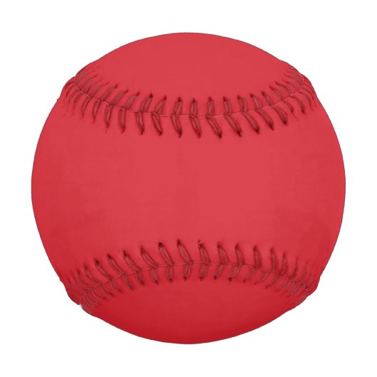 Balle De Baseball rouge Amaranthe (couleur solide) (Devant)