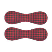 Balle De Baseball Rouge et noir À damiers plaid (Panneaux)