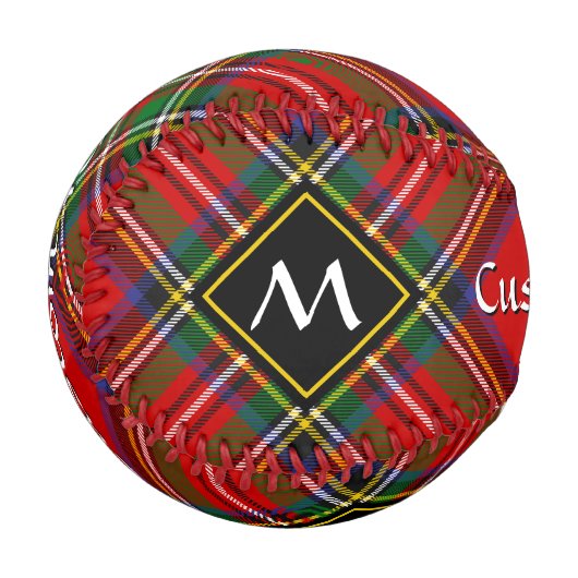 Balle De Baseball Royal Stewart Tartan (Devant Gauche)