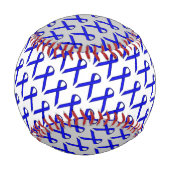 Balle De Baseball Ruban Blue Standard par Kenneth Yoncich (Dos)
