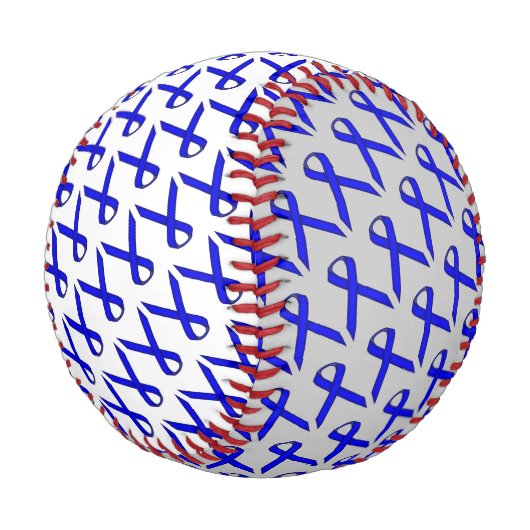 Balle De Baseball Ruban Blue Standard par Kenneth Yoncich (Angle)
