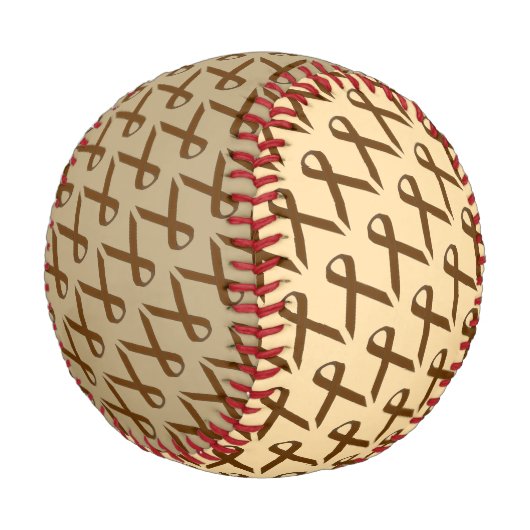 Balle De Baseball Ruban Brown standard par Kenneth Yoncich (Angle)