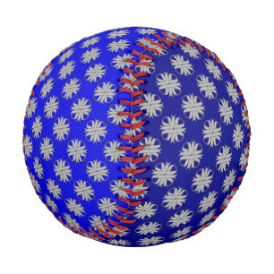 Balle De Baseball Ruban de trèfle gris par Kenneth Yoncich