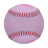 Balle De Baseball Ruban rose Custom Basball (Devant)