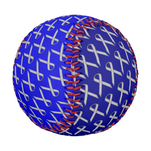 Balle De Baseball Ruban standard gris par Kenneth Yoncich (Angle)