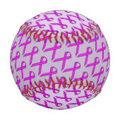 Balle De Baseball Ruban standard violet par Kenneth Yoncich (Dos)
