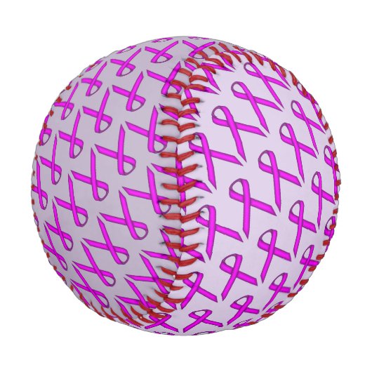 Balle De Baseball Ruban standard violet par Kenneth Yoncich (Angle)
