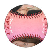 Balle De Baseball Rustic Best Mother`s Day 2 Photo (Dos)