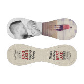 Balle De Baseball Rustic Joyeux Anniversaire Meilleur Papa Jamais Ph (Panneaux)