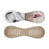 Balle De Baseball Rustic Joyeux Anniversaire Meilleur Père Ever 2 Ph (Panneaux)